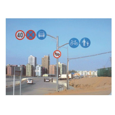 公路用标牌，Y型杆-双悬臂标杆-深圳新创安全交通标牌厂家